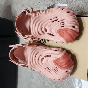 Brand new Salehe Bembury Crocs. Pale blush in women's size 7/men's size 5